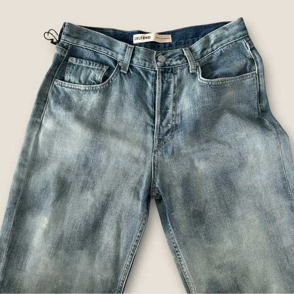 GRLFRND | Bella Boyfriend Jeans | Multiple Sizes | Marble Wash | New with Tags - Picture 7 of 12